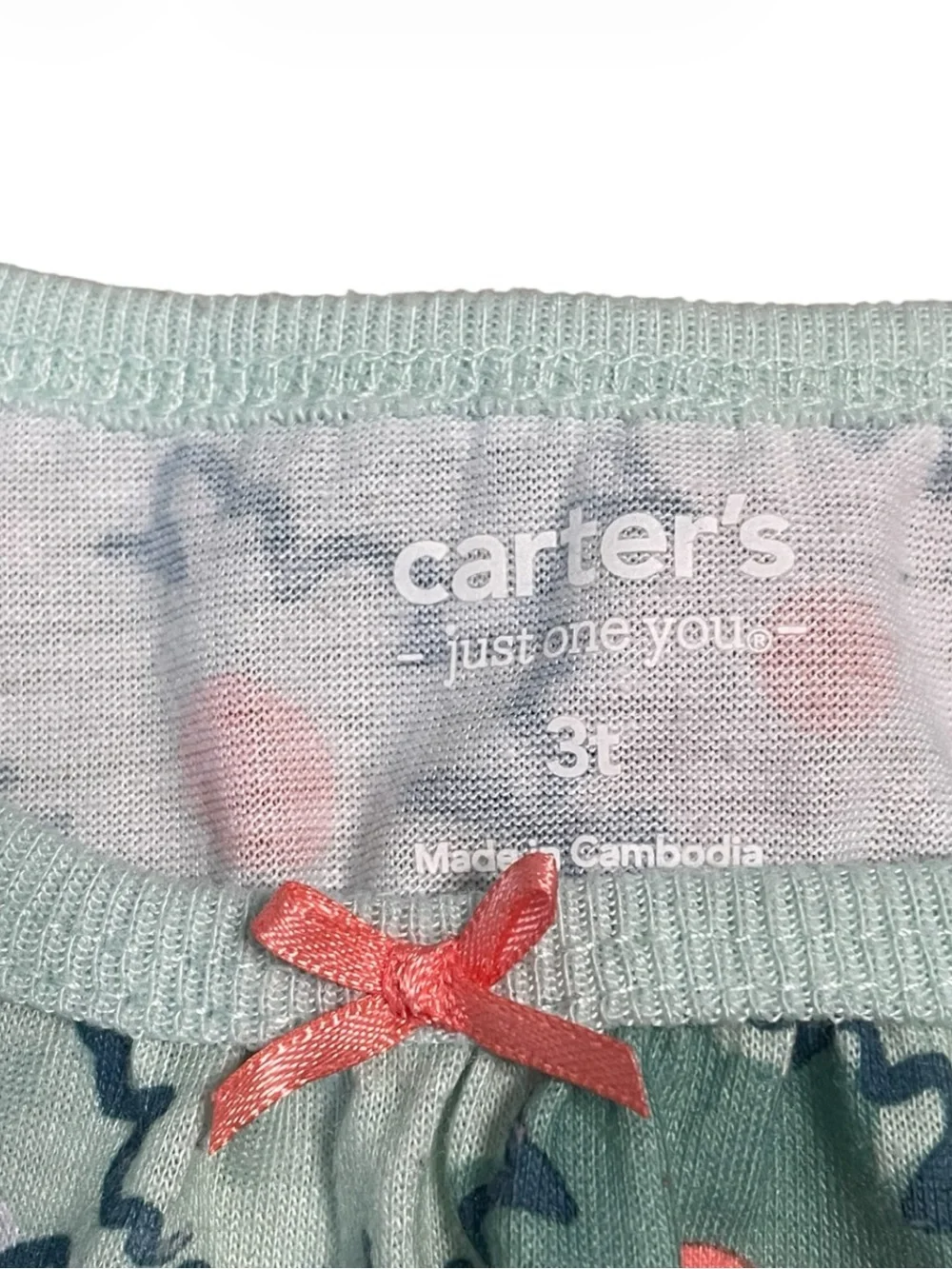 Carter's Mint Green Floral Toddler Girl Nightgown